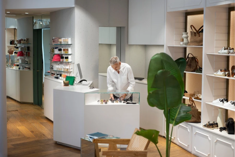 Winkel interieurbouw met strakke planning